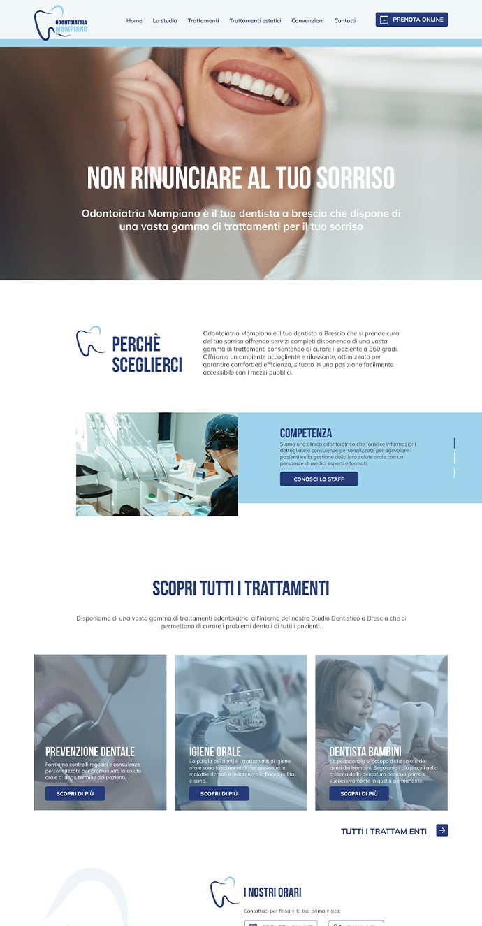 odontoiatria mompiano sito web 1
